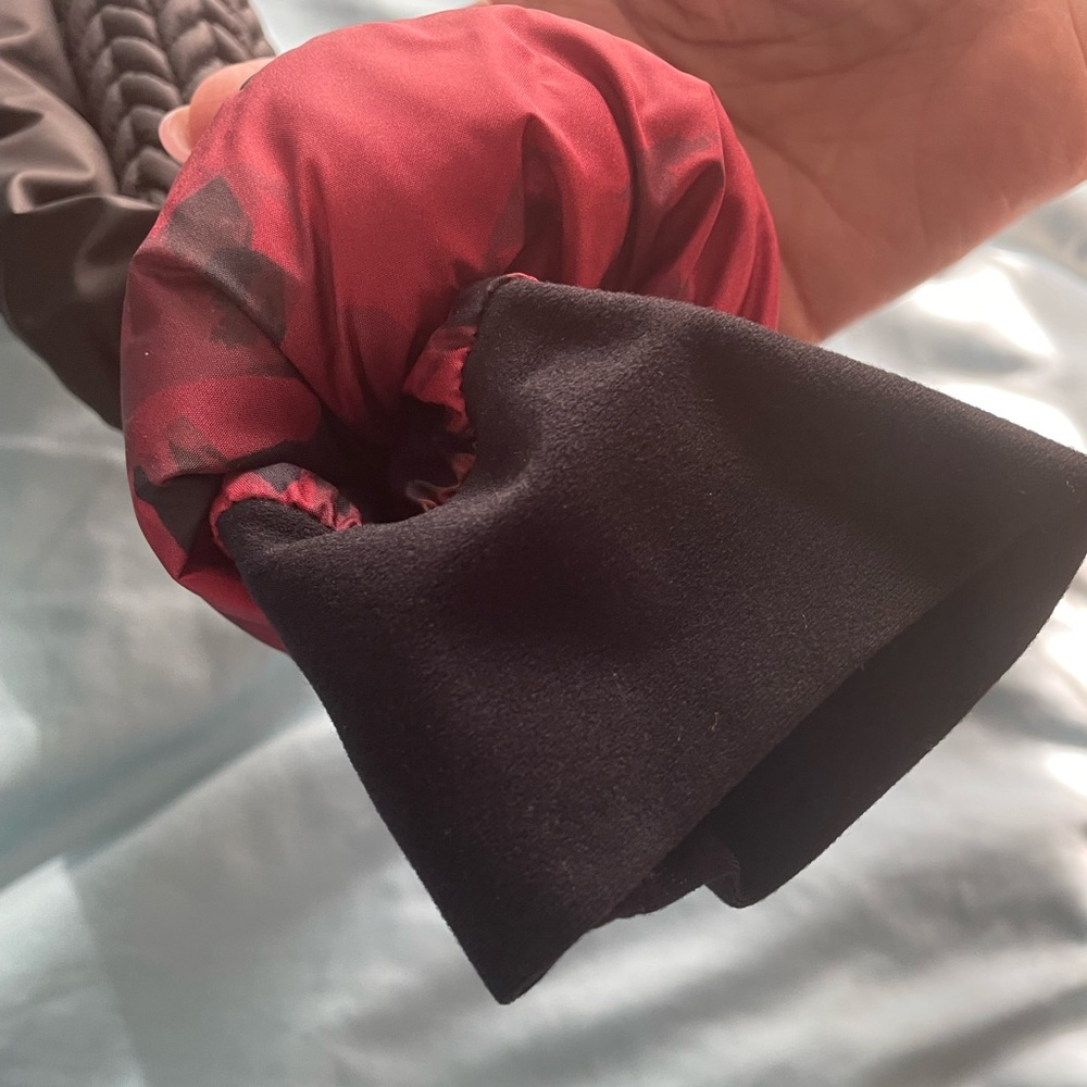 Black Down Puffer Postcard Jacket - image 3